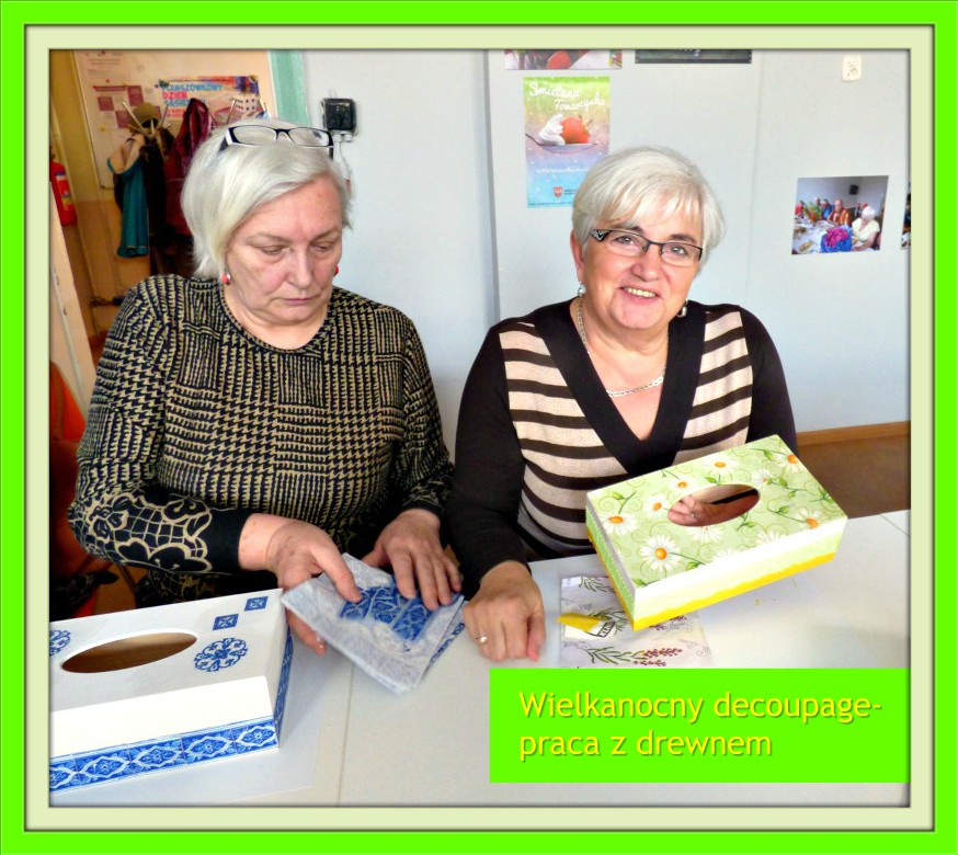 Wielkanocny decoupage- warsztaty dla seniorów