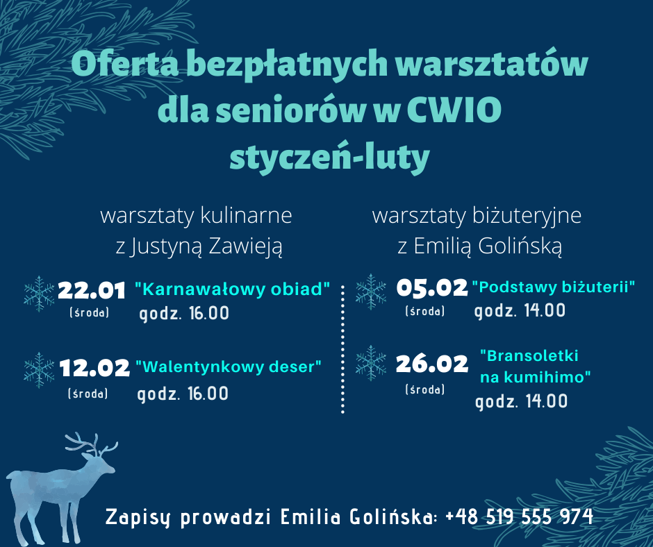 Warsztaty w CWIO styczeń-luty 2020 r.